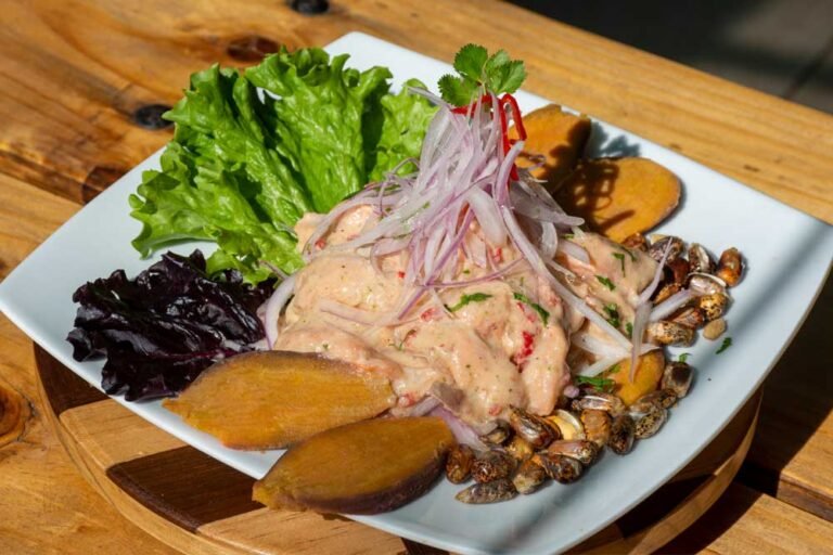 Ceviche peruano en el Valle Sagrado e Urubamba - Cusco